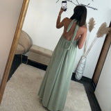 ROBE ETOILE VERT D'EAU