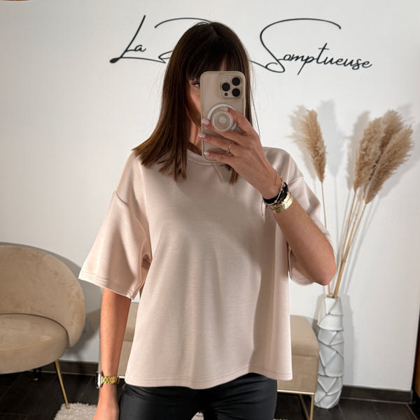 T-SHIRT BEIGE ADEN