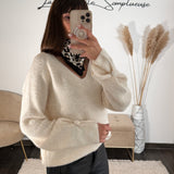 PULL BEIGE BANDANA LEOPARD