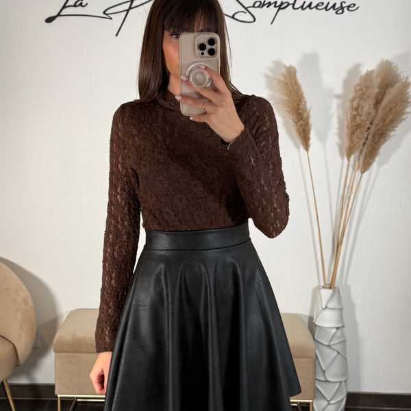 BODY DENTELLE CHOCO YAEL