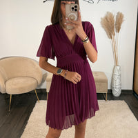 ROBE COURTE PRUNE RACHEL