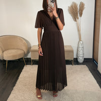 ROBE LONGUE CHOCO KARENE