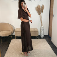 ROBE LONGUE CHOCO KARENE