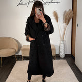 MANTEAU LONG NOIR MAX
