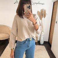 PULL BEIGE ARIA