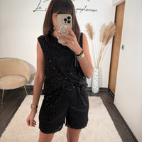 ENSEMBLE PAILLETE NOIR NOURA