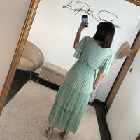 ROBE VERT D'EAU APPOLINE