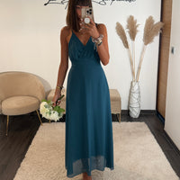 ROBE DOS NU BLEU BIANCA