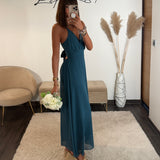 ROBE DOS NU BLEU BIANCA