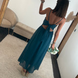 ROBE DOS NU BLEU BIANCA