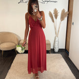 ROBE DOS NU VIEUX ROSE/TERRACOTTA BIANCA