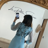 COMBINAISON BLEUE RUBY