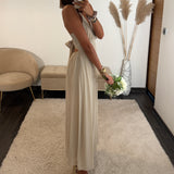 ROBE DOS NU BEIGE BIANCA