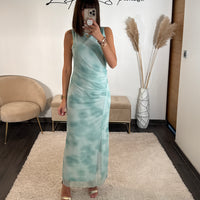 ROBE MECHE BLEU KESSY