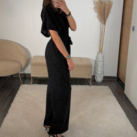 COMBINAISON NOIRE PAILLETE LISA