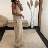COMBINAISON BRODEE BEIGE NAIA