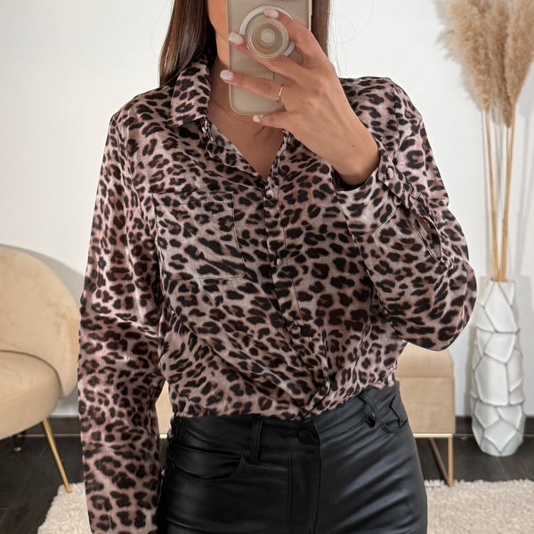 CHEMISE LEOPARD EZIA