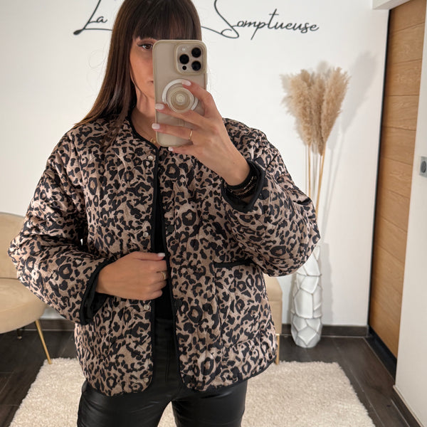 VESTE LEOPARD TIPHAINE