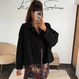 VESTE SUEDINE NOIR ZANA