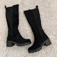 BOTTES DAIM NOIR THEA