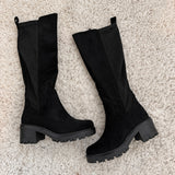 BOTTES DAIM NOIR THEA