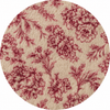 VESTE FLEURIE ECRUE/ROUGE ROBIE