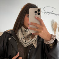 BANDANA BEIGE - La Petite Somptueuse