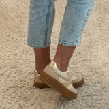 BASKET BEIGE LUDY - La Petite Somptueuse