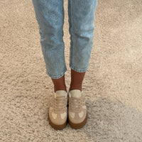 BASKET BEIGE LUDY - La Petite Somptueuse