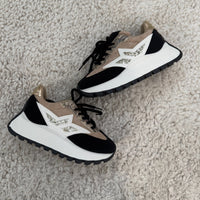 BASKETS NOIRES LEOPARD ILONA - La Petite Somptueuse