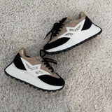 BASKETS NOIRES LEOPARD ILONA - La Petite Somptueuse