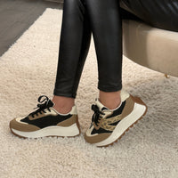 BASKETS NOIRES NAOMIE - La Petite Somptueuse