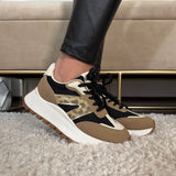 BASKETS NOIRES NAOMIE - La Petite Somptueuse