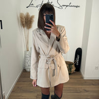 BLAZER BEIGE SACHA - La Petite Somptueuse