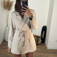 BLAZER BEIGE SACHA - La Petite Somptueuse