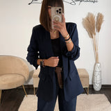 BLAZER MARINE EMILIEN - La Petite Somptueuse