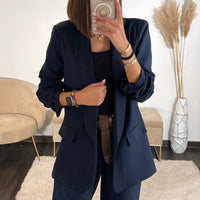 BLAZER MARINE EMILIEN - La Petite Somptueuse