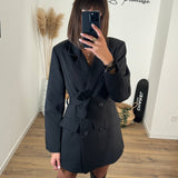 BLAZER NOIR SACHA - La Petite Somptueuse