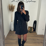 BLAZER NOIR SACHA - La Petite Somptueuse