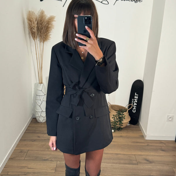 BLAZER NOIR SACHA - La Petite Somptueuse