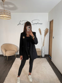 BLAZER NOIR SOLEIL - La Petite Somptueuse
