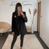 BLAZER NOIR SOLEIL - La Petite Somptueuse