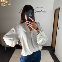 BLOUSE BLANCHE ALICIA - La Petite Somptueuse