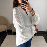 BLOUSE BLANCHE ALICIA - La Petite Somptueuse