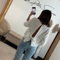 BLOUSE BLANCHE SUN - La Petite Somptueuse