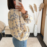 BLOUSE FLEURIE JEANNE - La Petite Somptueuse
