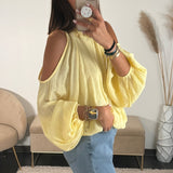 BLOUSE JAUNE LEONIE - La Petite Somptueuse