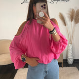 BLOUSE ROSE LEONIE - La Petite Somptueuse