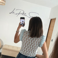 BODY DENTELLE BLEU ELISA - La Petite Somptueuse