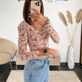 BODY FLEURI ECRU NOUMA - La Petite Somptueuse